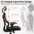 Comfy Breathable Ergonomic Task Chair with Headrest-1335067290