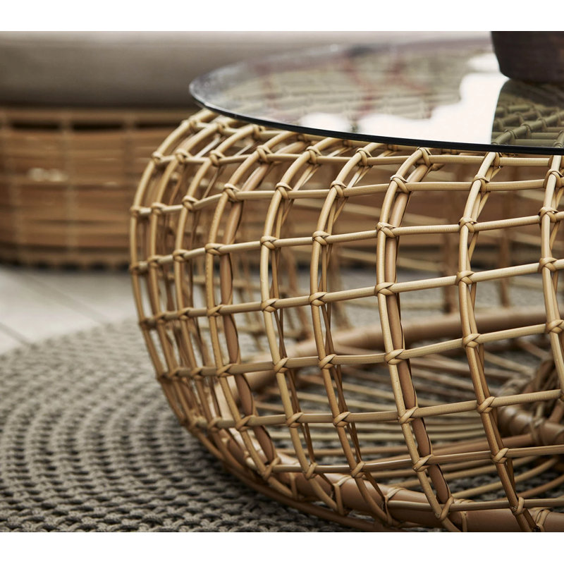Nest Footstool/Coffee Table Large, Natural
