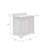 Derby 36" Carrara White Marble Countertop Bath Vanity with Miror-444548311-444548310