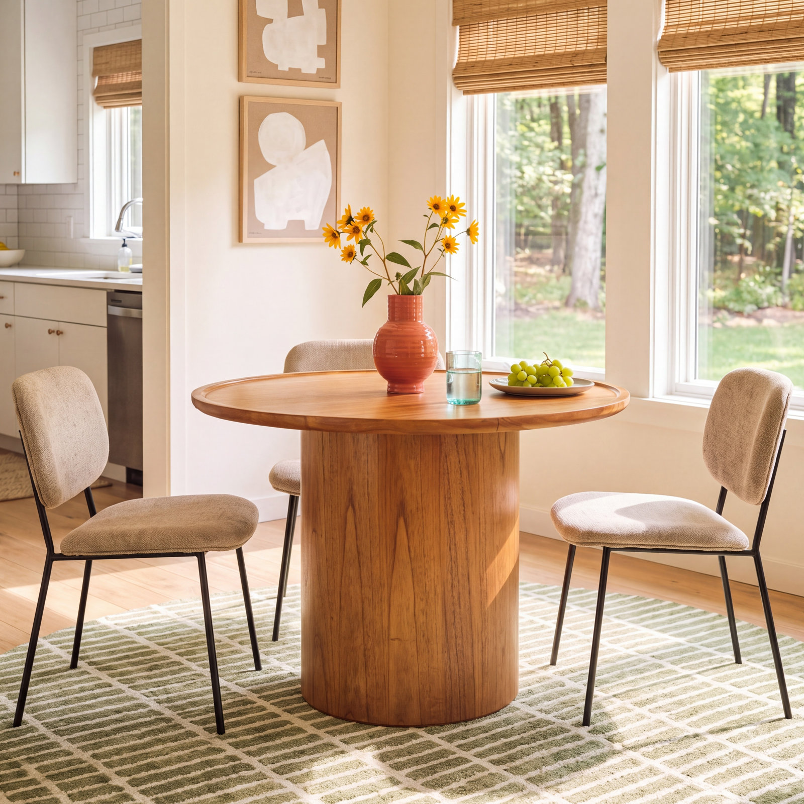 Acadia 46" Dining Table, Natural
