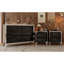 3-Pieces Sets,Dresser And Two Nightstands With Metal Handles And Mirror Decoration, Elegant And Subtle-1893381671