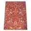 Modern Burnt-Orange Bird Design Machine Washable Rug with Built-in Padding & Non-Slip Backing-1147206783