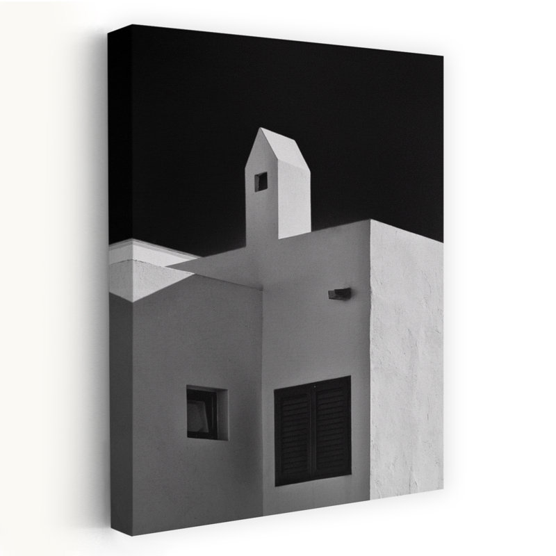 Contemporary Art Abstract Contemporary Modern Architecture Urban Wall Art 1 Piece Wrapped Canvas Wall Art
