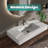 ntegrated Solid Surface Basin WITHOUT Drain And Faucet, Glossy White Color