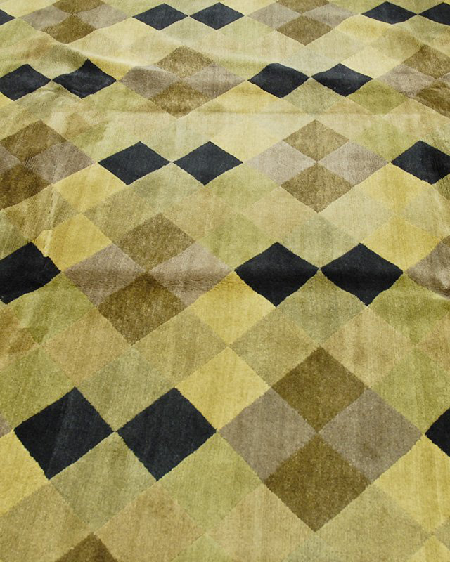 Argyle Wool Geometric Indoor Rug, Rectangle 9' x 12'