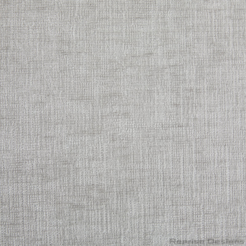 Chaise longue moderne avec revêtement en polyester pour le salon, ensemble de 2, Gris, Brun