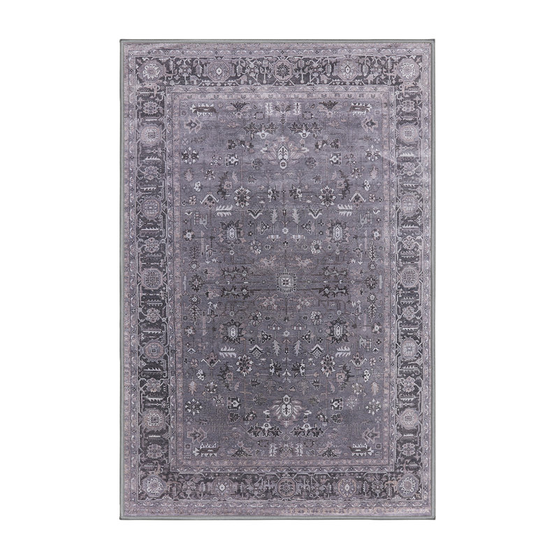 Tapis oriental gris Arad, Rectangle 7 pi x 9 pi