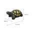 Grande statue de tortue d'extérieur pour le jardin - Sculpture d'animal réaliste en résine et décoration artistique de jardin pour patio, pelouse et parterre de fleurs
