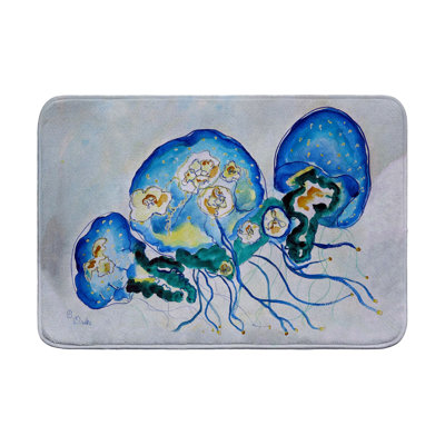 Multi Jellyfish Bath Mat