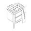 Ensemble de meuble-lavabo simple 24 po Maribelle-1070992310