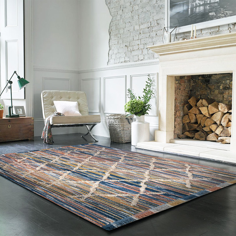 Tapis en coton Jurgens, Tapis de couloir 3 pi 4 po x 11 pi 6 po