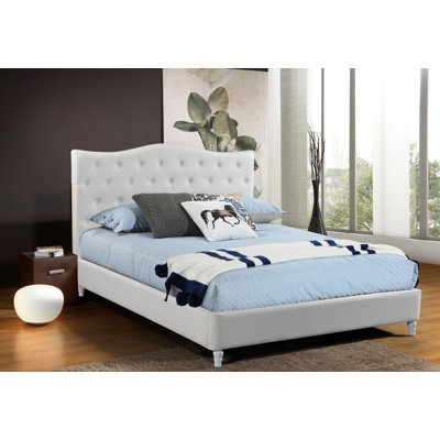 Beckmann Vegan Leather Platform Bed