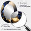 Abstract Marble Geode Blue I - Liquid Ink Round Mirror Wall Decor_MTMIR58591-210674511-210674496