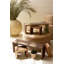  Ensemble de 4 présentoirs rectangulaires en bois recyclés H 7 po