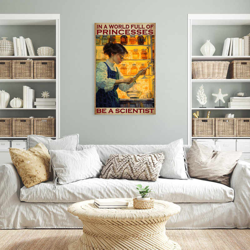 «Cardyn Be A Scientist», impression sur toile, H 36 po x l 24 po x P 1,25 po