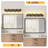 Modern Vanity Wall Sconce (Bulb Not Included)