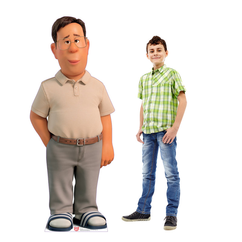 Présentoir en carton de jin Lee (Disney / Pixar tournant au rouge)