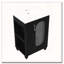Meuble-lavabo moderne de 20 pouces avec lavabo en céramique et tablettes latérales-85697823