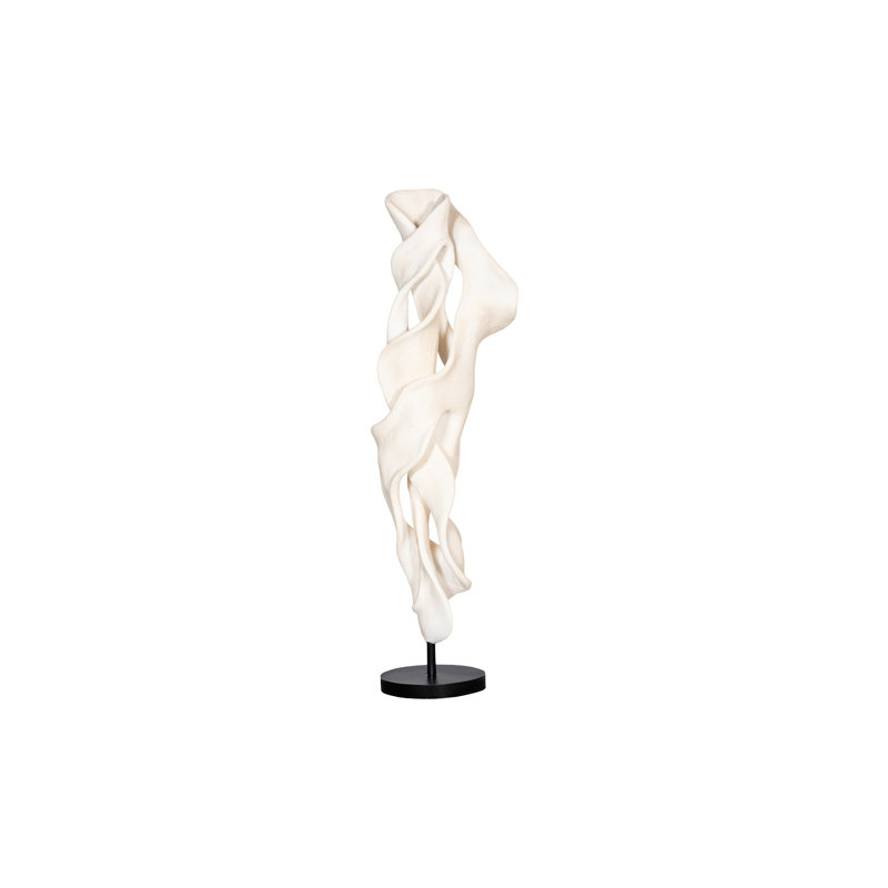 Cast Dancing Sculpture, Coupé, Faux Bleached