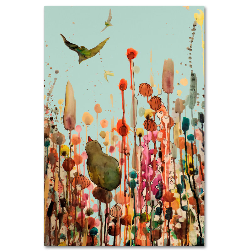 Breagh 'Learning to Fly (Blue Sky)' Print on Wrapped Canvas, 32" H x 22" W