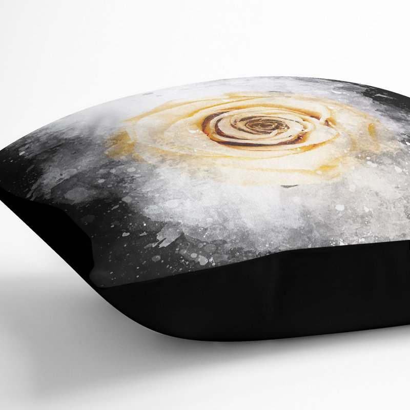 Square Cushion, 40cm H x 40cm W x 15cm D, Black