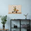 Cute Fox Scooter Ride Playful Whimsical Contemporary Fox Forest Wall Art Print by Mathieu - Wrapped Canvas Print-81459127