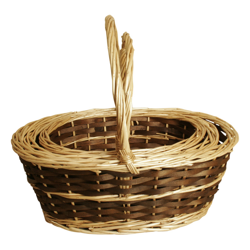 WaldImports Wicker Decorative Basket