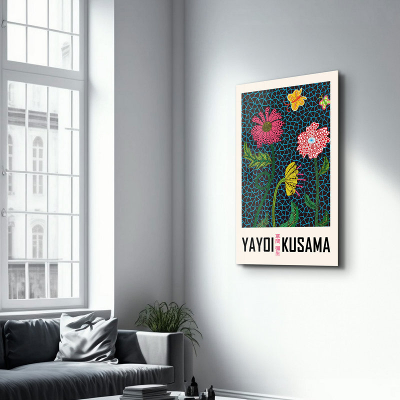 Élégante peinture murale en verre trempé de 13,8 po x 21,7 po | 100% verre trempé, épaisseur: 0,16 pouce | Imprimé UV pour des couleurs éclatantes | Parfait pour la décoration intérieure, le salon et les espaces de bureau