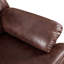 Fauteuil inclinable manuel pivotant de 35,8 po de largeur en similicuir (ensemble de 2)-1611661893