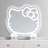 RGB Lighting Hello Kitty Mirror 2.0, App Control LED Makeup Mirror with Wall Mounting for Bedroom Decor