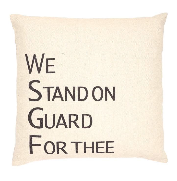 Coussin décoratif O Canada, H 22 po x l 22 po
