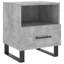 Vinny 40cm W Iron Bedside Table-1727785534
