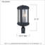 Tête de lanterne 3 lumières