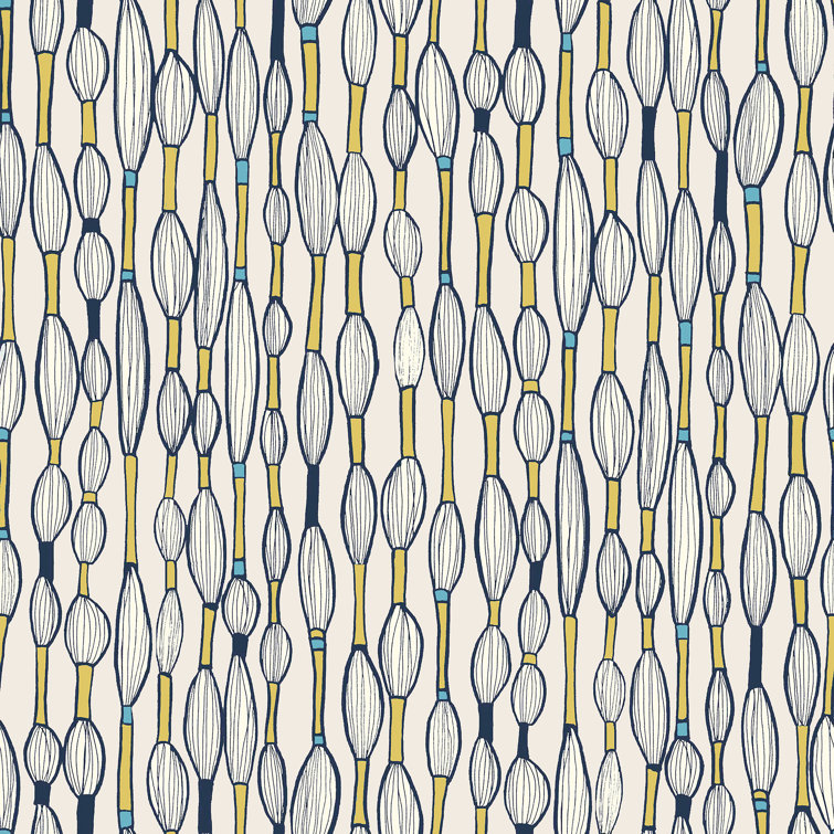 SAMPLE-Silk Strings 33' L x 20.5" W Wallpaper Roll
