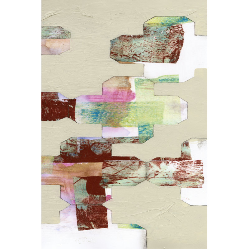 Quatrefoil Cut-Outs II by Jennifer Goldberger - Wrapped Canvas Painting, 30cm H x 20cm W x 3.8cm D