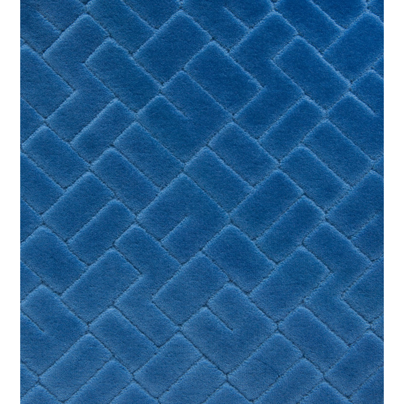Vallauris Heavy Duty Multipurpose Fabric, Dark Blue/White