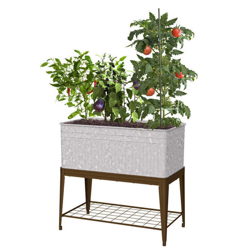 Albano Metal Elevated Planter