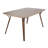 Fayette Rectangular Dining Table with Wood Top-1023633902-1023633896