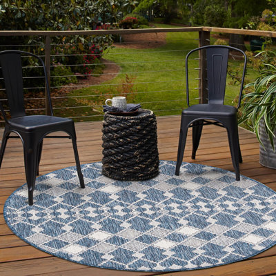 Tapis d'extérieur Preen couleur denim