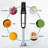 Courant 400 Watt Hand Blender with Whisk, Masher & Food Processor Attachment, Automatic Speed Control, Ergonomic & Soft Grip