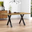 Metal Base Dining Table