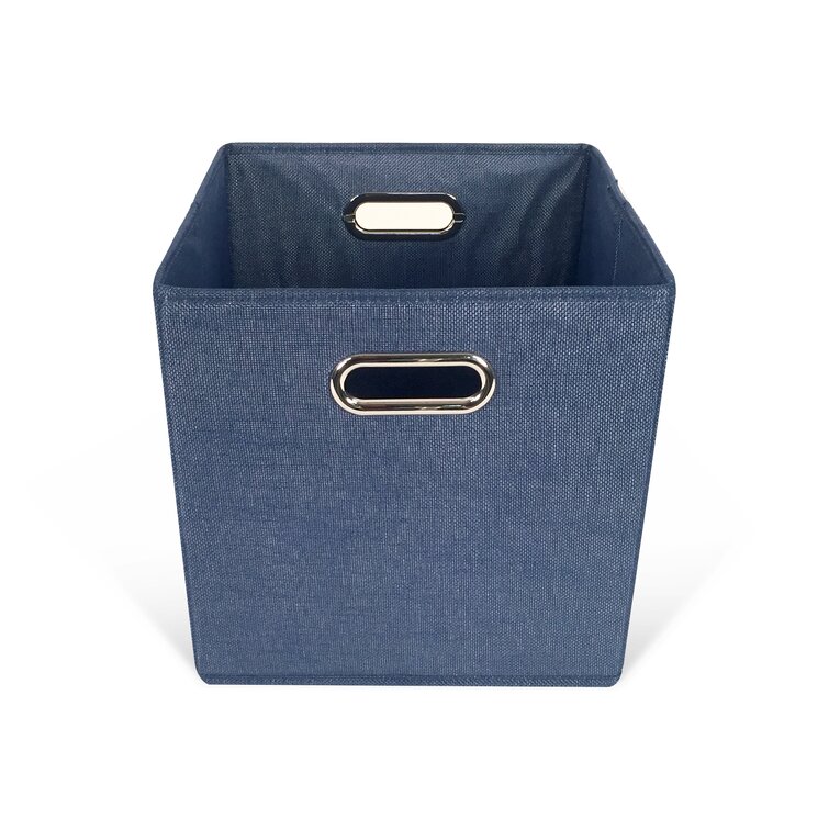 NICHE Cubo Half-Size Foldable Fabric Storage Bins Set of 6 Blue