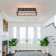 5-Light Metal Flush Mount Rectangular Ceiling Light
