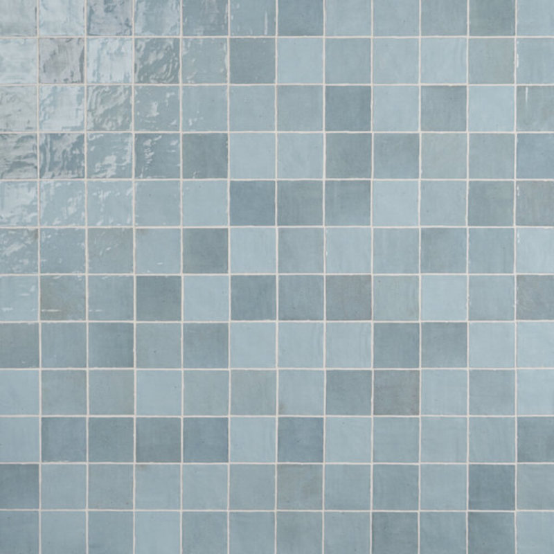 Portmore 4x4 Glazed Ceramic Tile, Blue