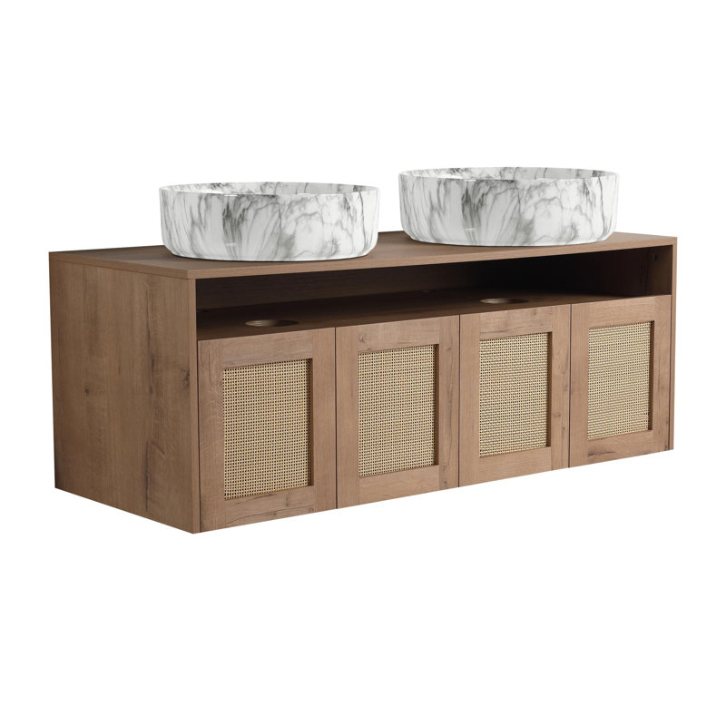 Bathroom Vanity with 2-Soft Close Door, 47"