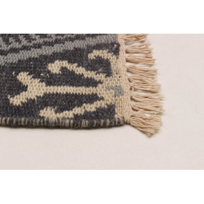 Ankara Grey Kilim 5'2" x 8'2"