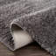 Tapis noir en polyester tissé à la machine Dedria-599264199