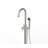 Floor Mounted Freestanding Single Handle Tub Filler Faucet Neptune - Brushed Nickel-56785725-55866333