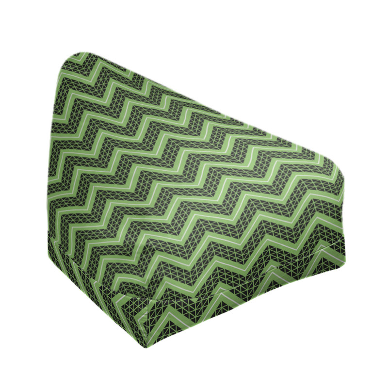 Sac de pois, H 38 po x L 42 po x P 29 po, Bourre en polyester, Vert clair