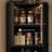 French-style multi-functional corner bookcase